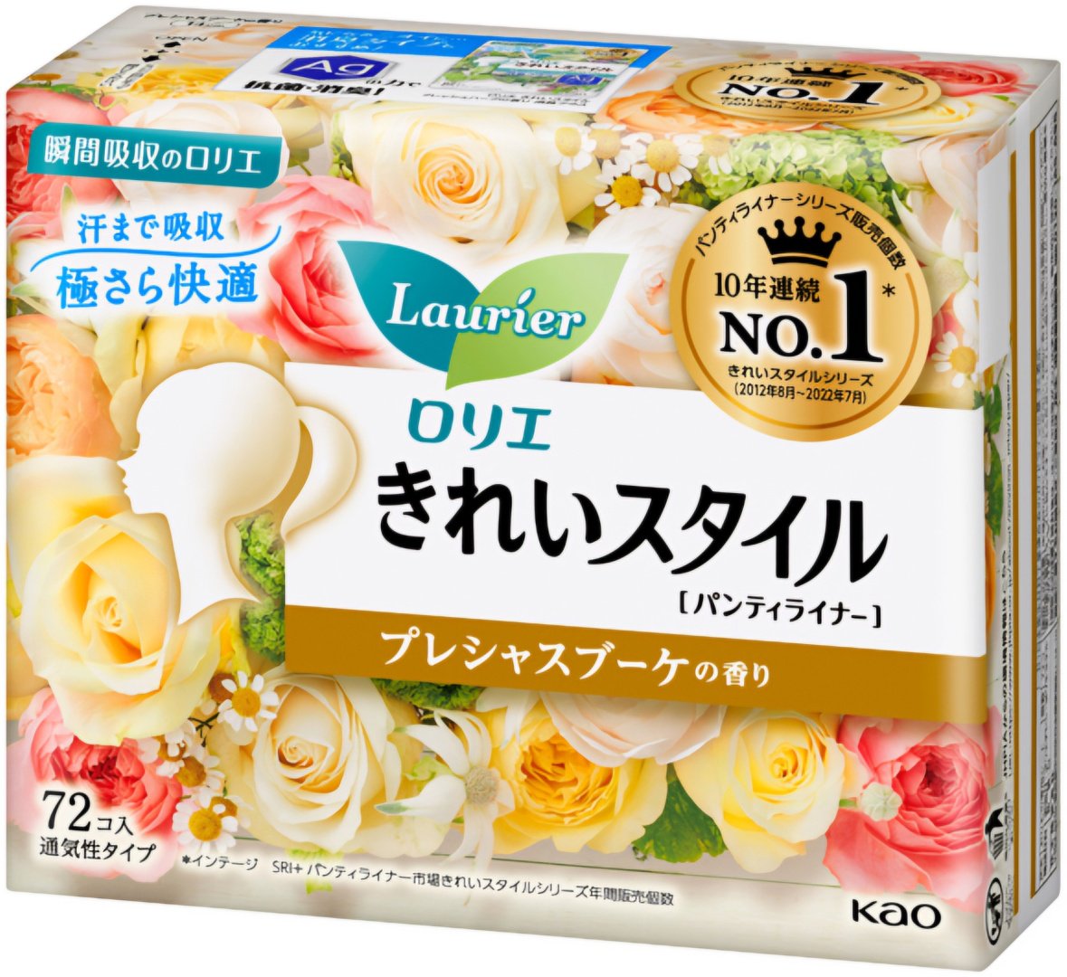 Laurier прокладки ежедневные Beautiful Style Precious Bouquet 72 шт купить,NaN