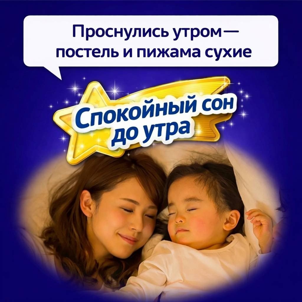 Подгузники-трусики Mamy Poko Night Pants ночные подгузники-трусики, размер L, 34 шт купить,NaN