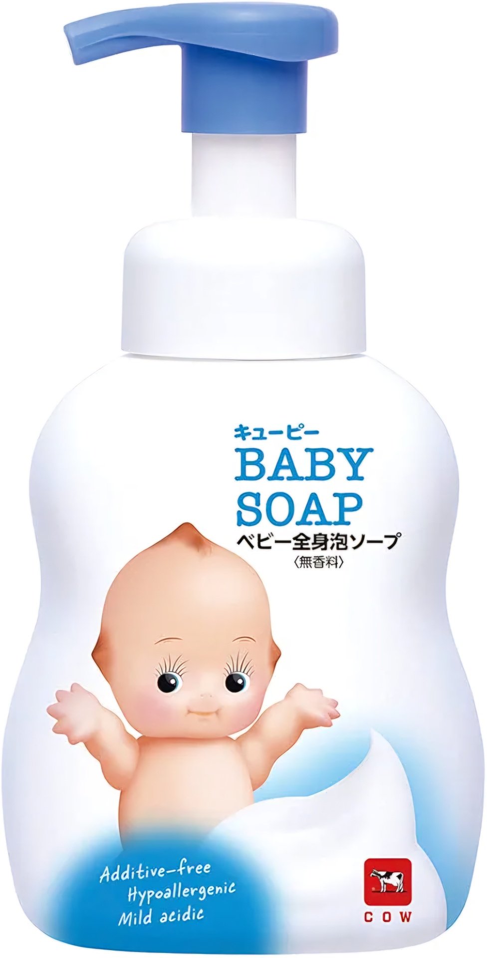 Cow Мыло-пенка Cow QP Baby Soap 2в1 пенка 400 мл купить,NaN