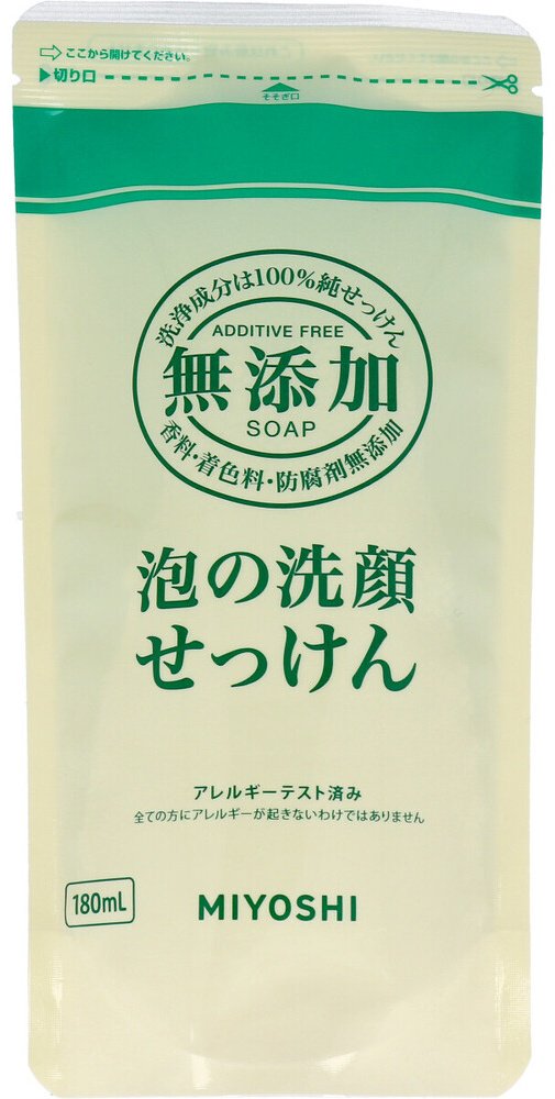 Жидкое мыло туалетное Miyoshi Additive Free Bubble 180 мл купить,NaN