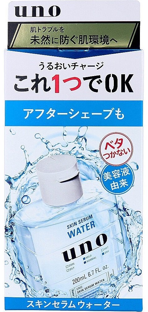 Shiseido сыворотка Uno Сывороточная вода для лица, для области вокруг глаз 200 мл купить,NaN
