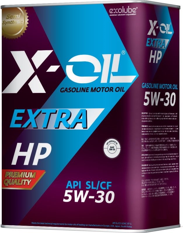 Моторное масло Синтетическое X-OIL Extra 5W-30 4 л