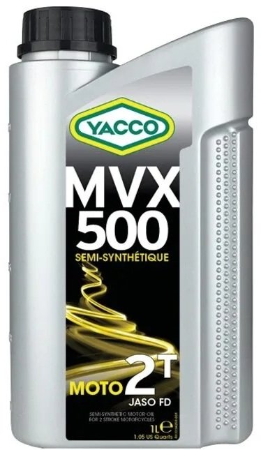 Моторное масло Полусинтетическое Yacco MVX 500 2T 1 л купить,NaN