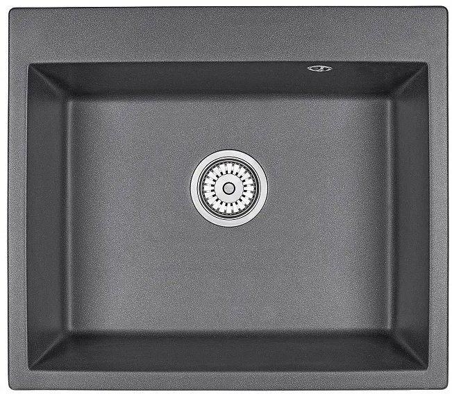 Кухонная мойка GRANULA 6001 60х52х20 см, кварцевый песок, тон шварц купить,243200