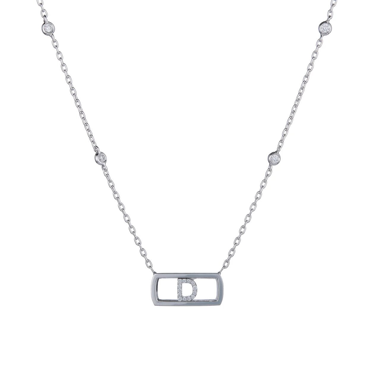 Колье Constella 2513 RF 45см 5,44гр 0,16ct.