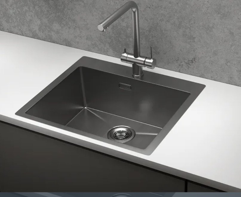 Кухонная мойка GRANULA 5951 59х51х20 см, нержавеющая сталь, тон серый купить,422300