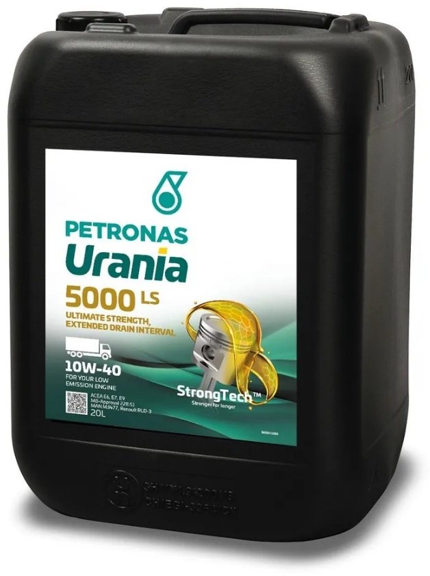 Моторное масло Синтетическое Petronas Urania 5000 10W-40 20 л купить,144400