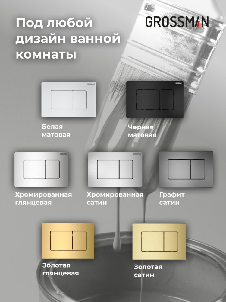 Grossman кнопка смыва 700.K31.04.21M.21M