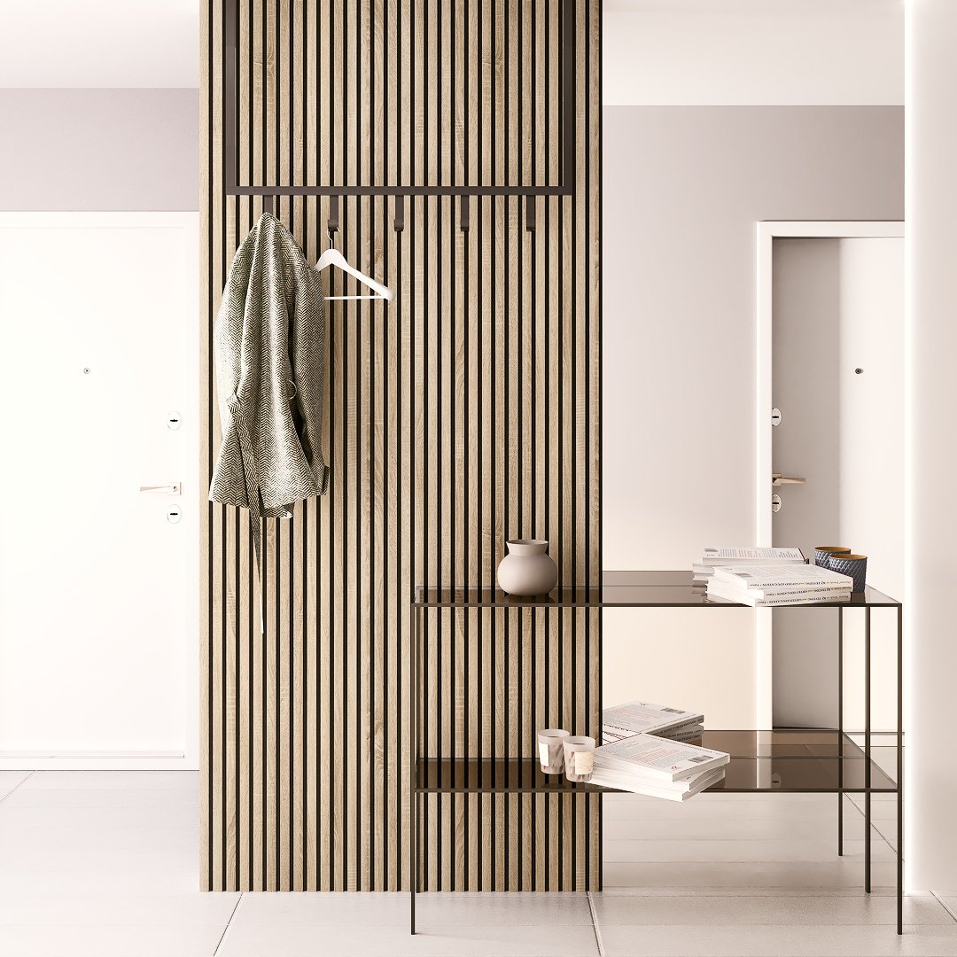 Акустическая реечная панель Comfort Standard для стен МДФ 2780х600х9 мм