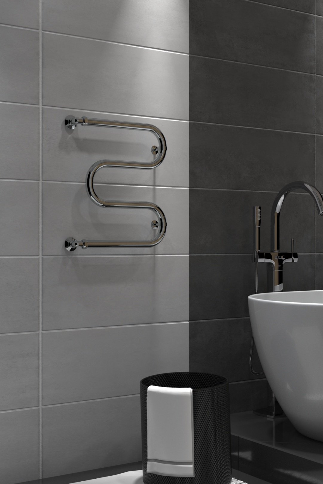 Полотенцесушитель водяной Indigo MW60-40 3/4, M-образный 40x60 см купить,NaN