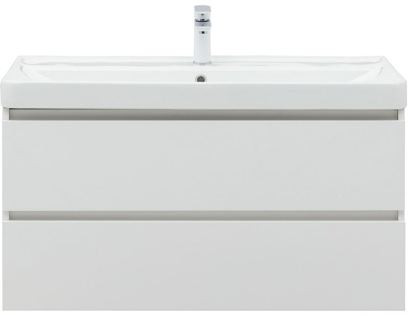 Тумба с раковиной KABINKA.KZ Вега 100 316655, 99x50.2x45.8 см, белый купить,NaN