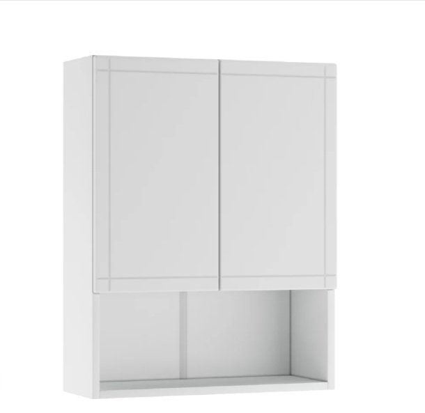 Шкаф навесной KABINKA.KZ Лира, 55x20.5x70 см, белый купить,NaN