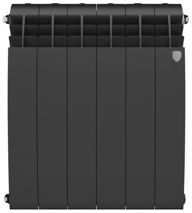 Радиатор Royal Thermo секционный BiLiner 500/Noir Sable биметаллический, кол-во секций: 6