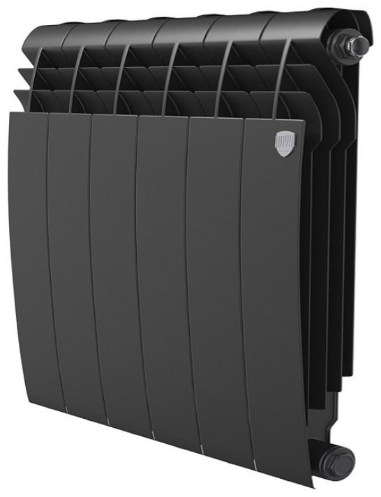Радиатор Royal Thermo секционный BiLiner 500/Noir Sable биметаллический, кол-во секций: 6