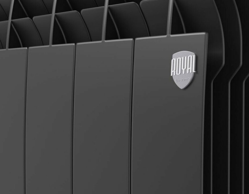 Радиатор Royal Thermo секционный BiLiner 500/Noir Sable биметаллический, кол-во секций: 6