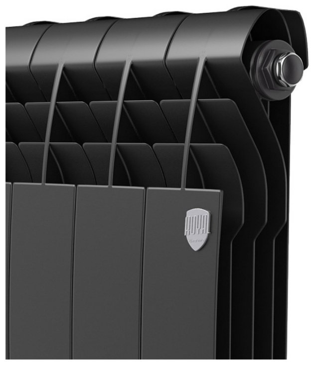 Радиатор Royal Thermo секционный BiLiner 500/Noir Sable биметаллический, кол-во секций: 6