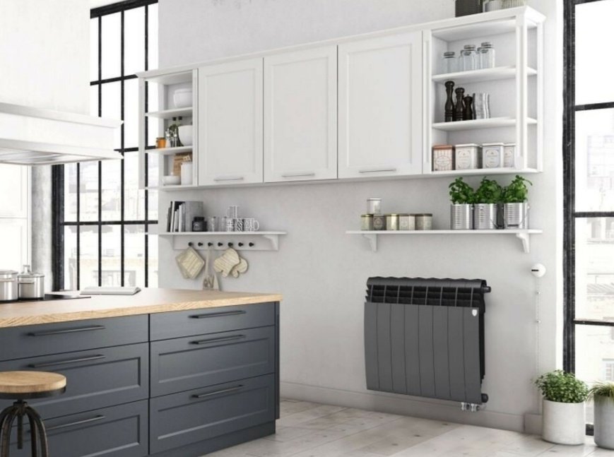 Радиатор Royal Thermo секционный BiLiner 500/Noir Sable биметаллический, кол-во секций: 6