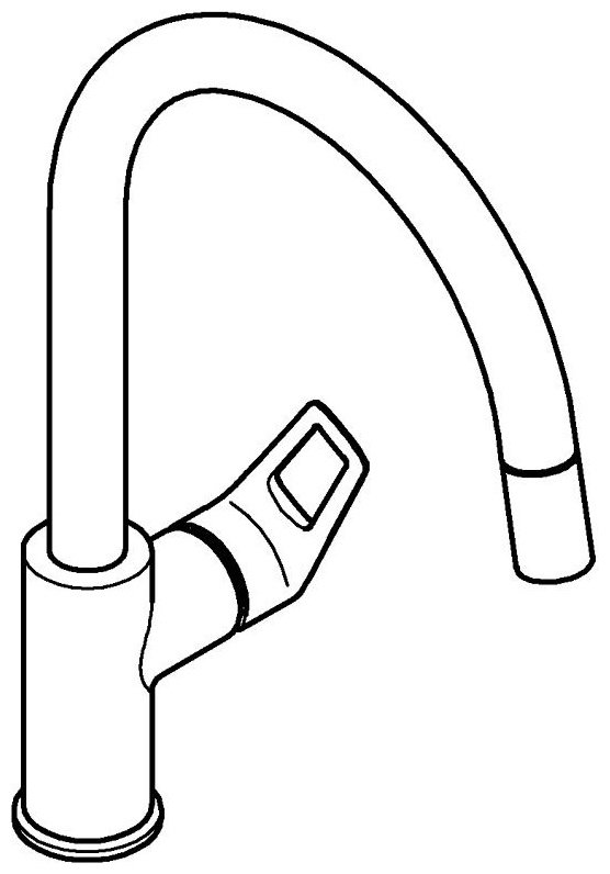 Смеситель для кухни Grohe 30543000, латунь, цвет хром купить,115140