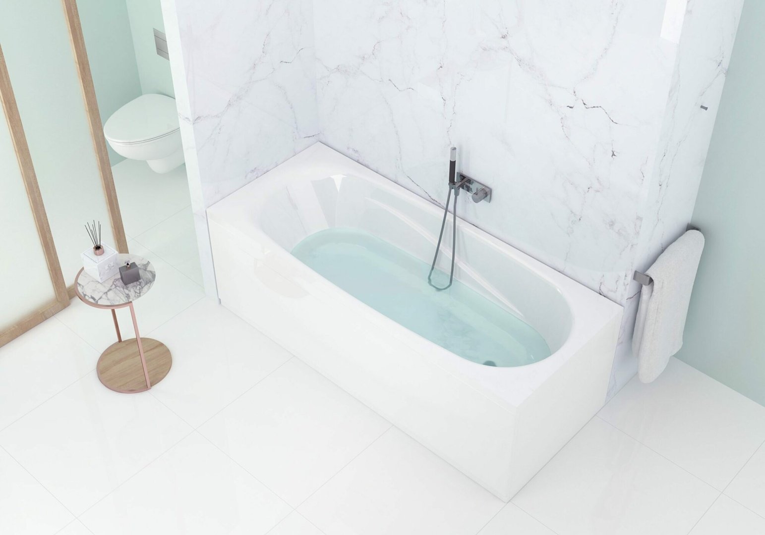Ванна KABINKA.KZ Domani-Spa Standard 1700 170x70 см, акрил