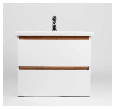 Тумба с раковиной KABINKA.KZ COMO 60, 60x58x45 см, белый, коричневый купить,NaN