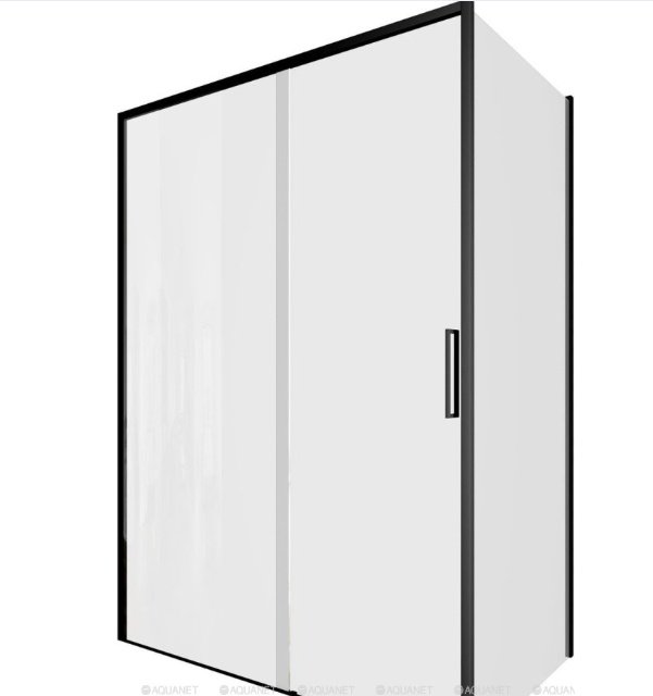 Душевое ограждение KABINKA.KZ двухстенное AE65-140x100-BT, 1400х1900 мм