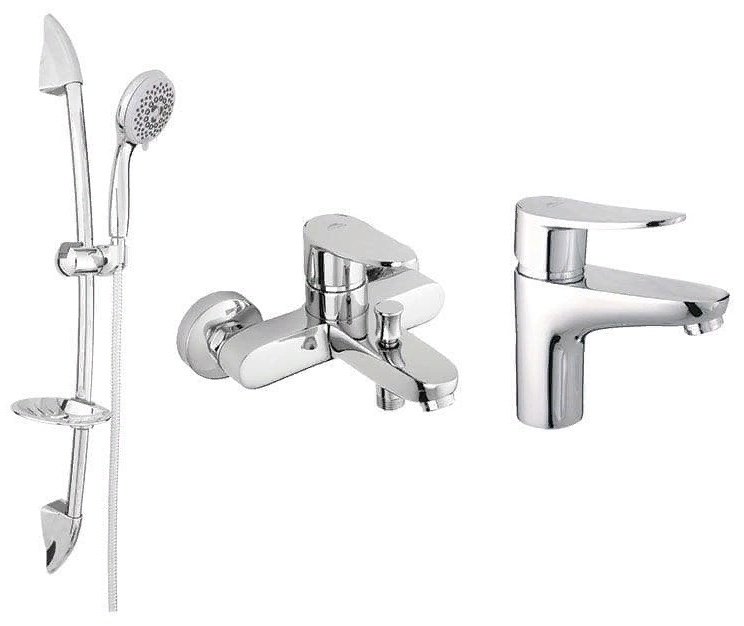 Смеситель универсальный Rubineta Static Accord Aqua Superflex 625003, однозахватный
