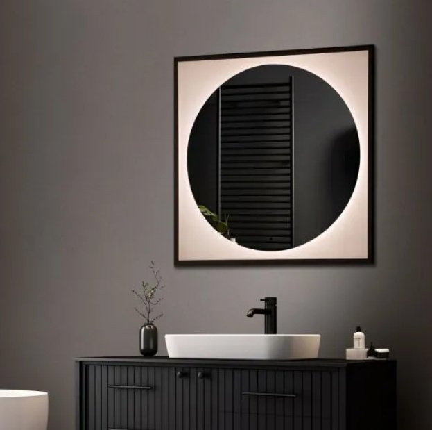 Зеркало настенное Abber 80x80 см купить,NaN