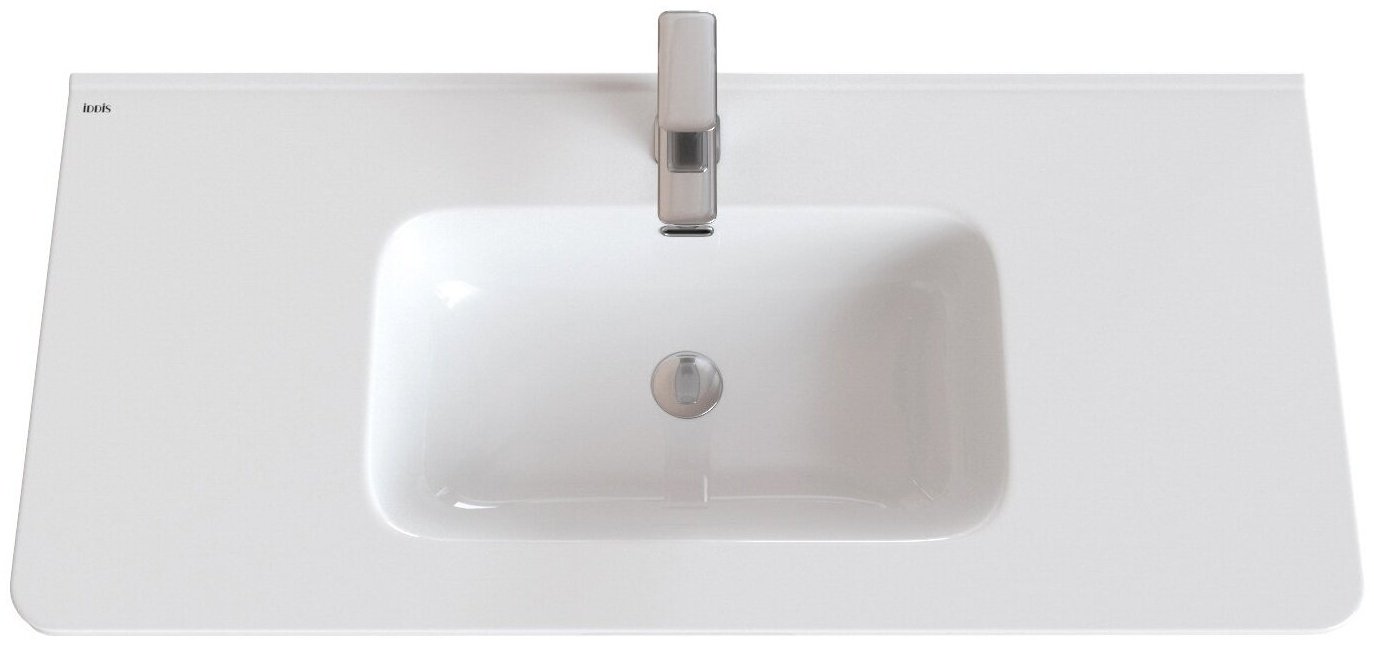 Тумба с раковиной IDDIS BRICK BRI10W1i95K / 0101000i28 , 100x50x45.5 см, белый купить,NaN