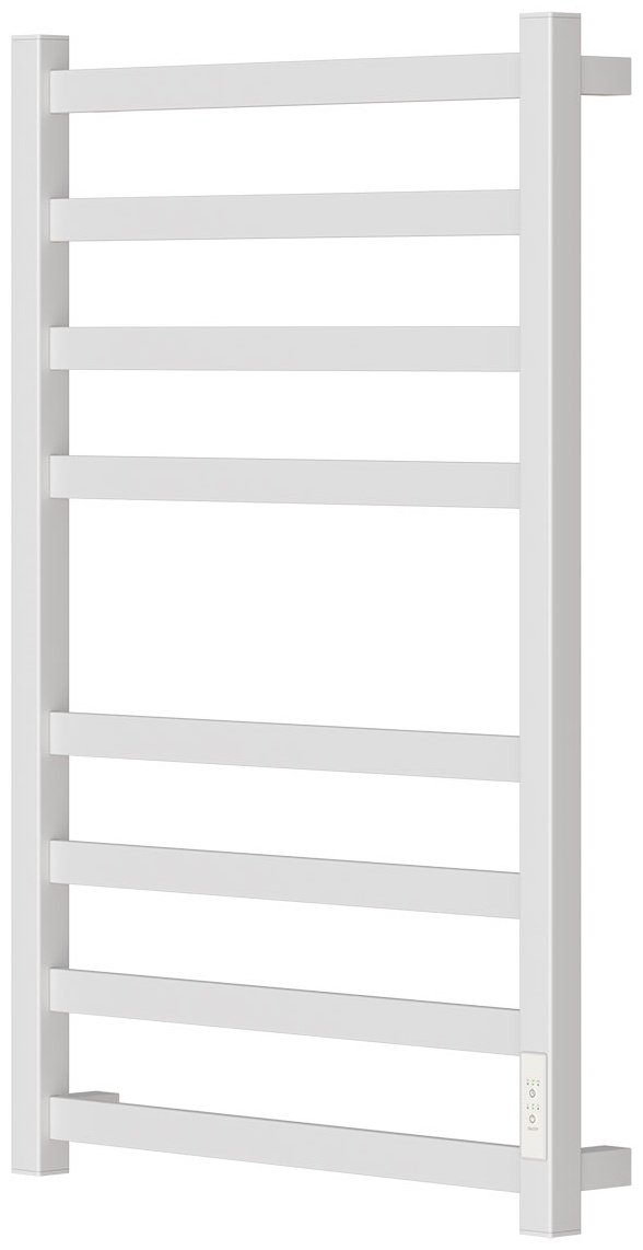Полотенцесушитель электрический POINT Меркурий PN83858W П8, лесенка 50x80 см