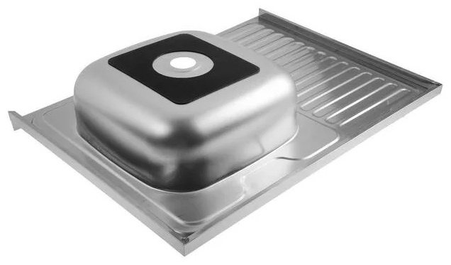Кухонная мойка Mixline ML 527971 60х80х16 см, нержавеющая сталь, тон серебристый купить,NaN