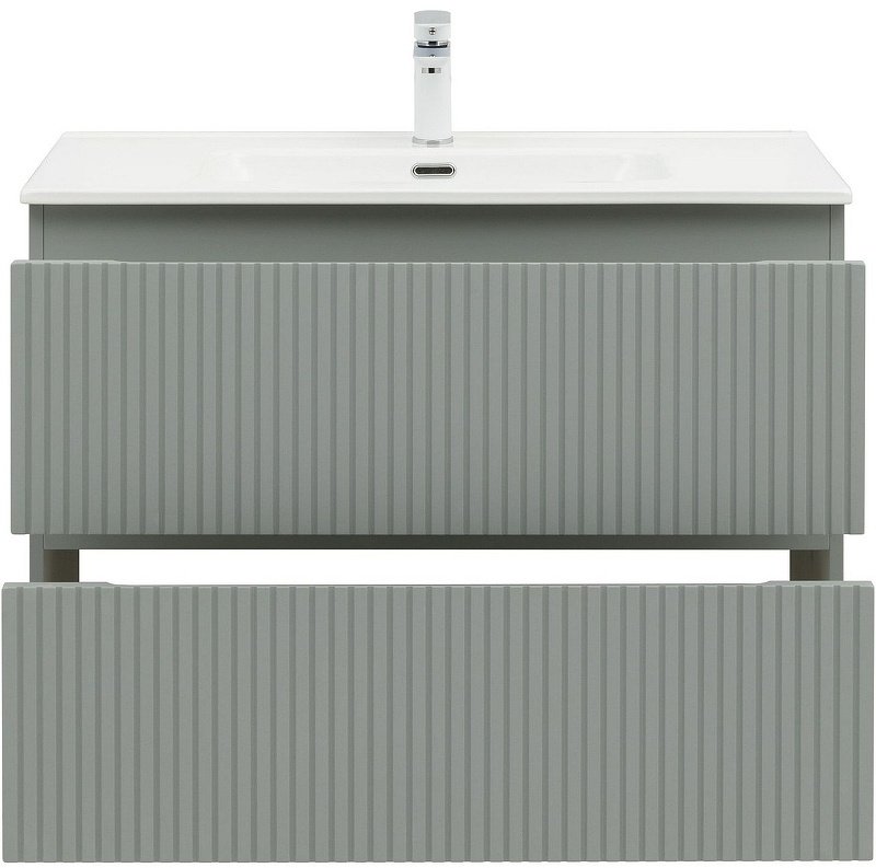 Тумба с раковиной KABINKA.KZ Flat 90 335435, 90x63.7x45.5 см, серый купить,NaN