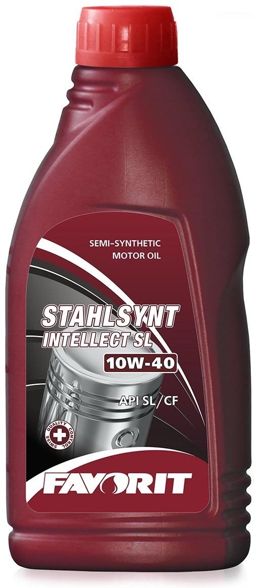 Моторное масло Полусинтетическое Favorit 10W40 Stahlsynt Intellect SL 10W-40 1 л купить,NaN