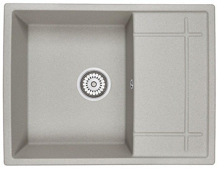 Кухонная мойка GRANULA 6501 65х50х20 см, кварцевый песок, тон базальт купить,259700