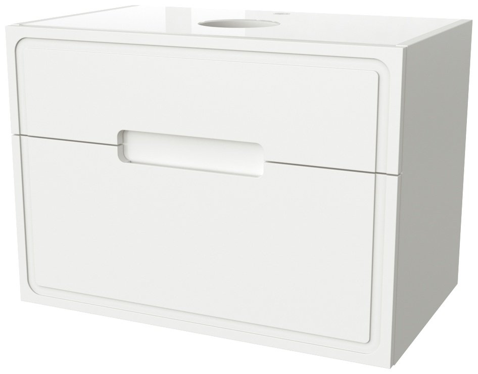 Тумба с раковиной KABINKA.KZ TA-MBO-100PS-blanco, 100x56x48.6 см, белый
