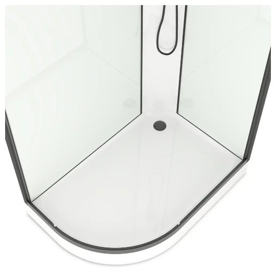 Душевая кабина KABINKA.KZ Delight Slim (128 R), 218х80 см, низкий поддон купить,NaN