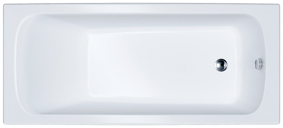 Ванна прямоугольная AcReal Gamma 170x70 см (с ножками), акрил