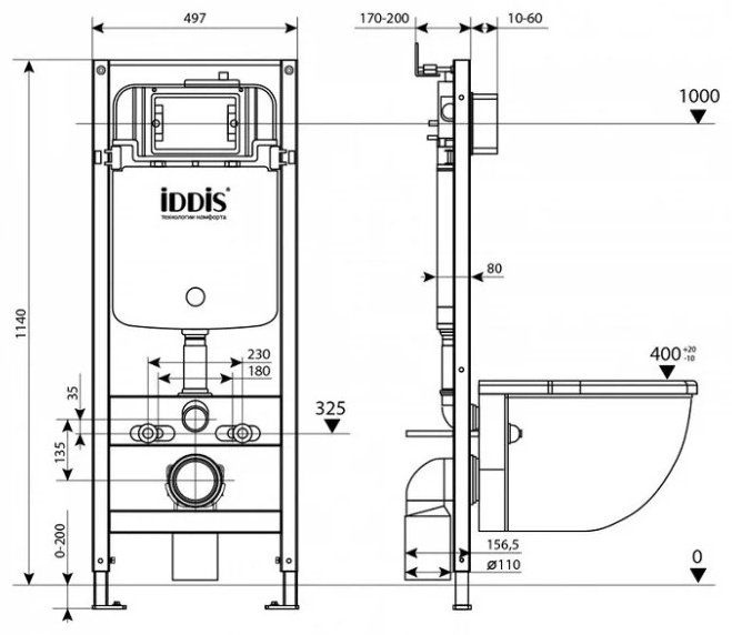 Рамная инсталляция IDDIS Profix PRO0000i32