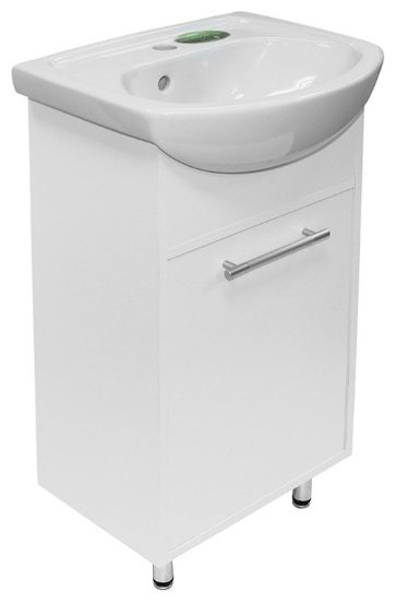 Тумба с раковиной Mixline K0000075162, 41x79x27 см, белый купить,NaN