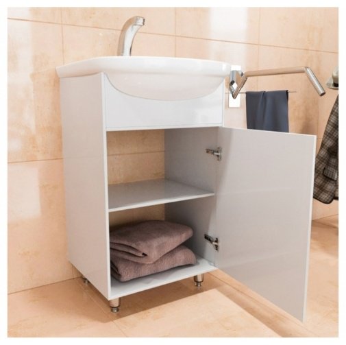 Тумба с раковиной Mixline K0000075162, 41x79x27 см, белый купить,NaN