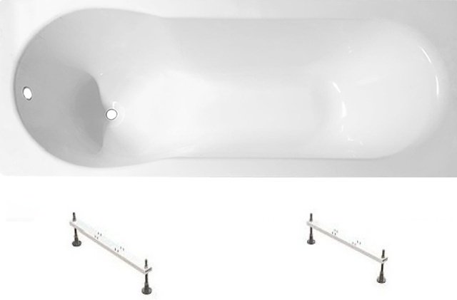 Ванна акриловая KABINKA.KZ Rest ECO Standart (с ножками) 170x70 см