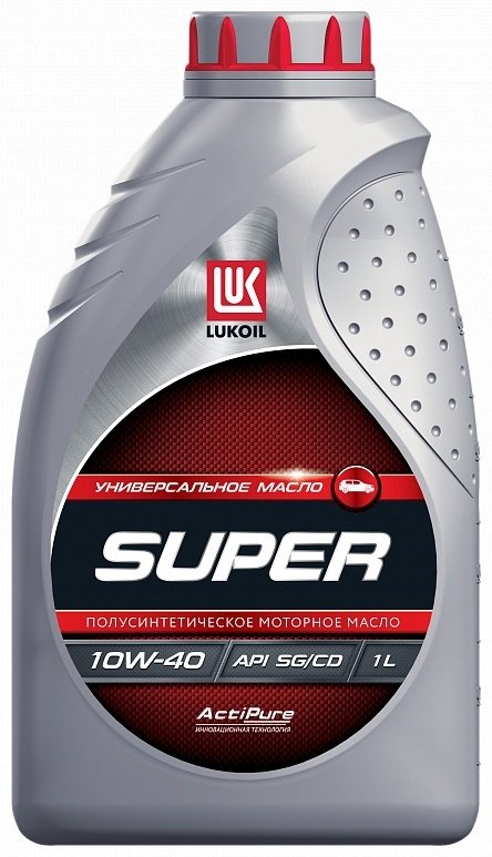 Моторное масло Полусинтетическое ЛУКОЙЛ СУПЕР 10W-40 1 л
