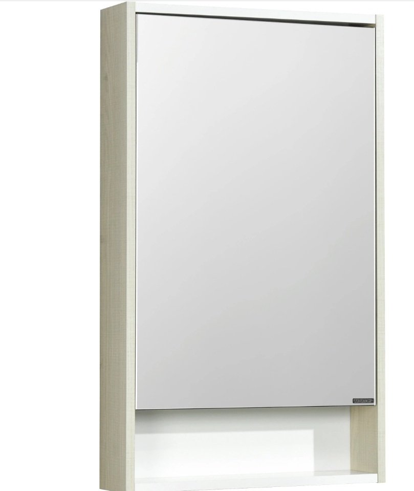Шкаф навесной AQUATON Рико, 50x13.5x86 см, бежевый купить,NaN