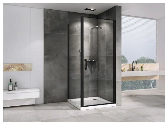 Душевое ограждение Abber двухстенное AG04100B-S90B, 900х1950 мм купить,NaN