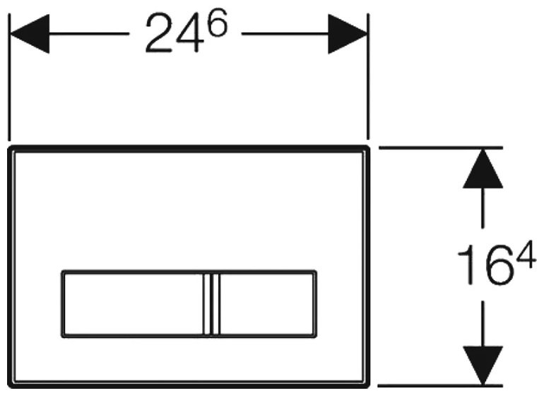 Vincea кнопка смыва VFP-002BG