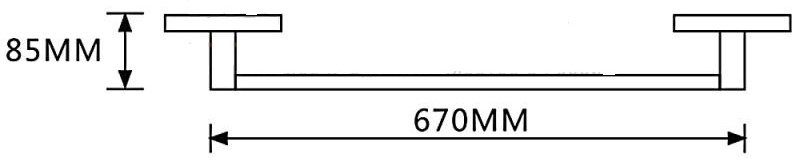 Oute держатель G1413-1 1 шт, нержавеющая сталь