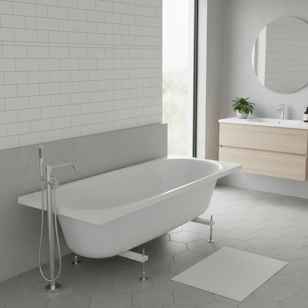 Ванна акриловая KABINKA.KZ ECO Standart (с ножками) 170x70 см