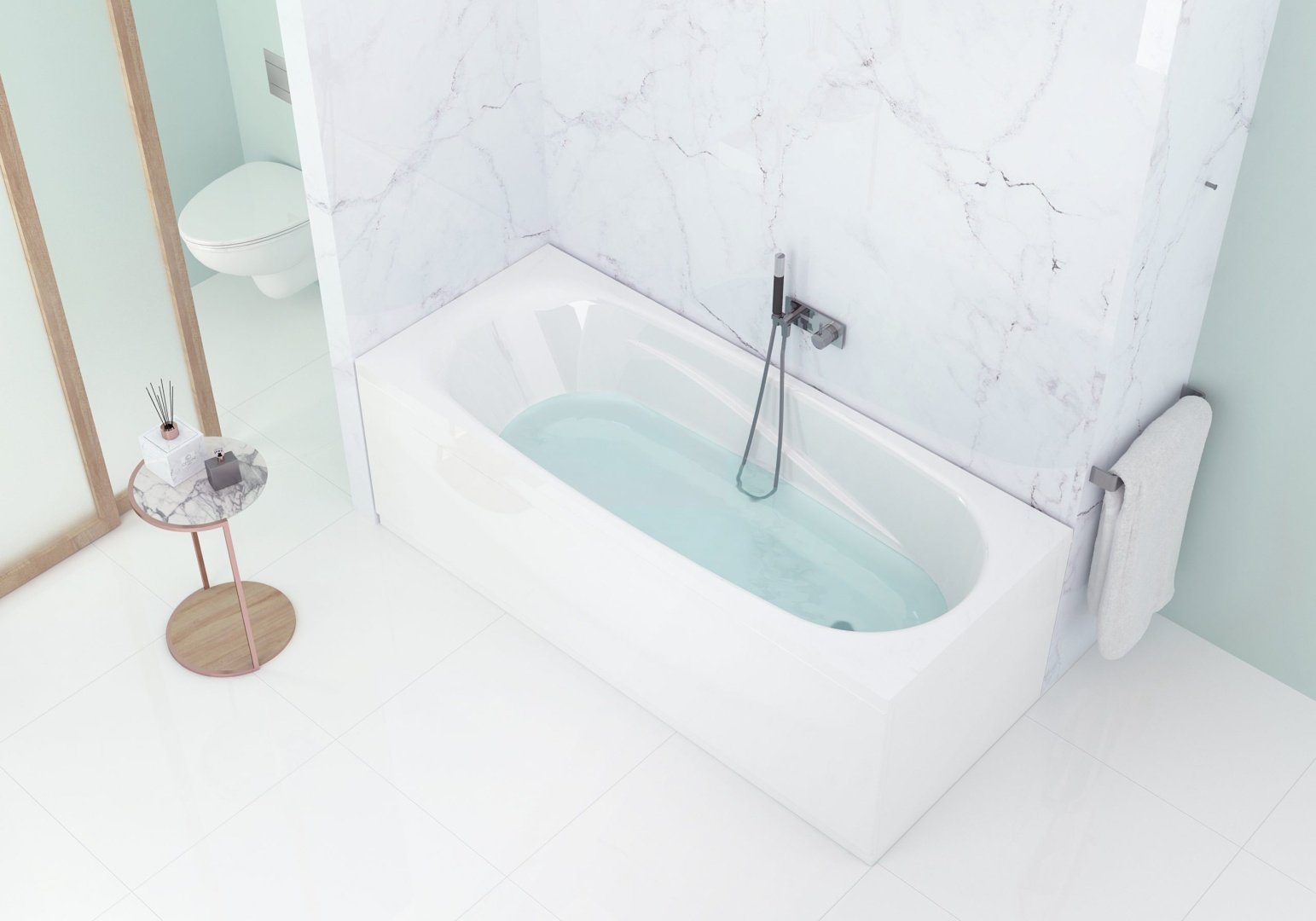 Ванна Domani-Spa Standard DS02Sd15070 150x70 см, акрил