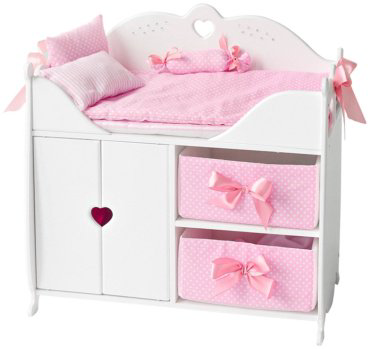 Кроватка для кукол Mega Toys 71319, белый купить,NaN