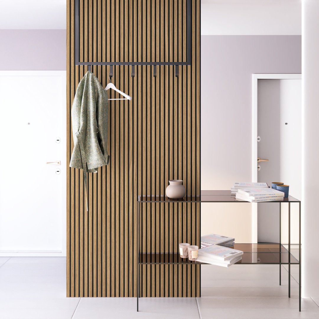 Акустическая реечная панель Comfort Standard для стен МДФ 2780х600х9 мм