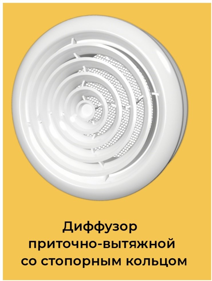 Диффузор ERA 20DK со стопорным кольцом и фланцем купить,10000